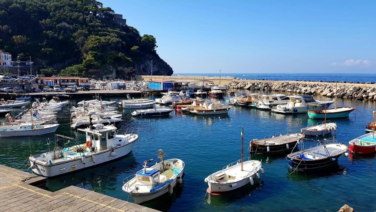 Relais Del Mare Con Terrazza Fronte Mare Free Parking Apartment Massa Lubrense Exterior foto